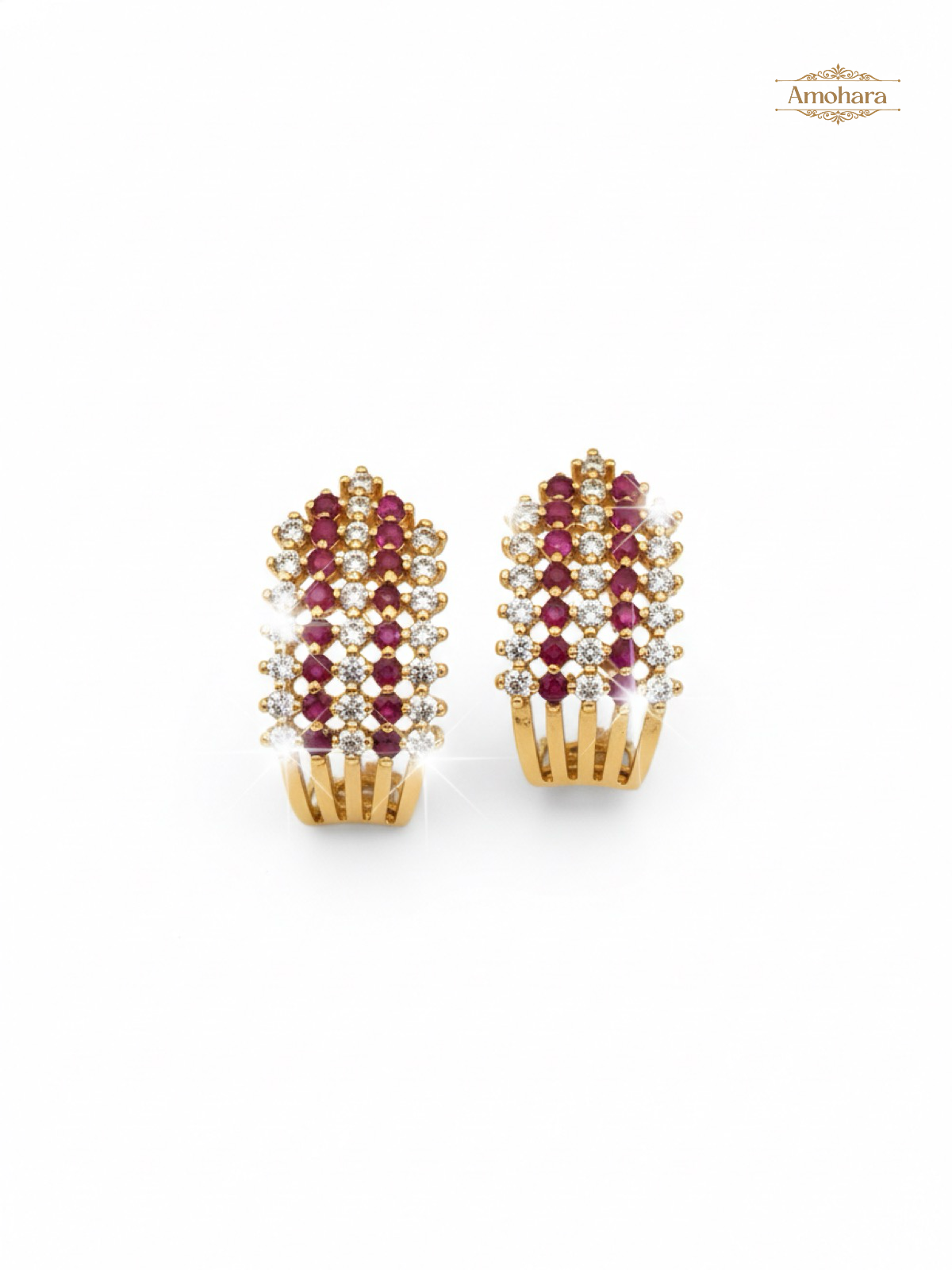 Red J studs