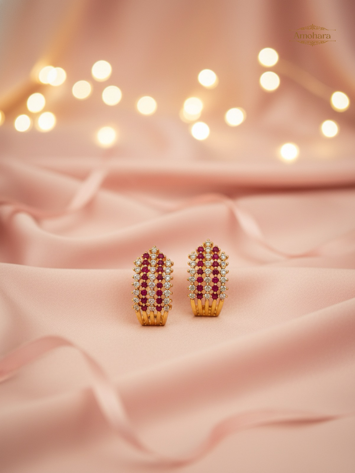 Red J studs
