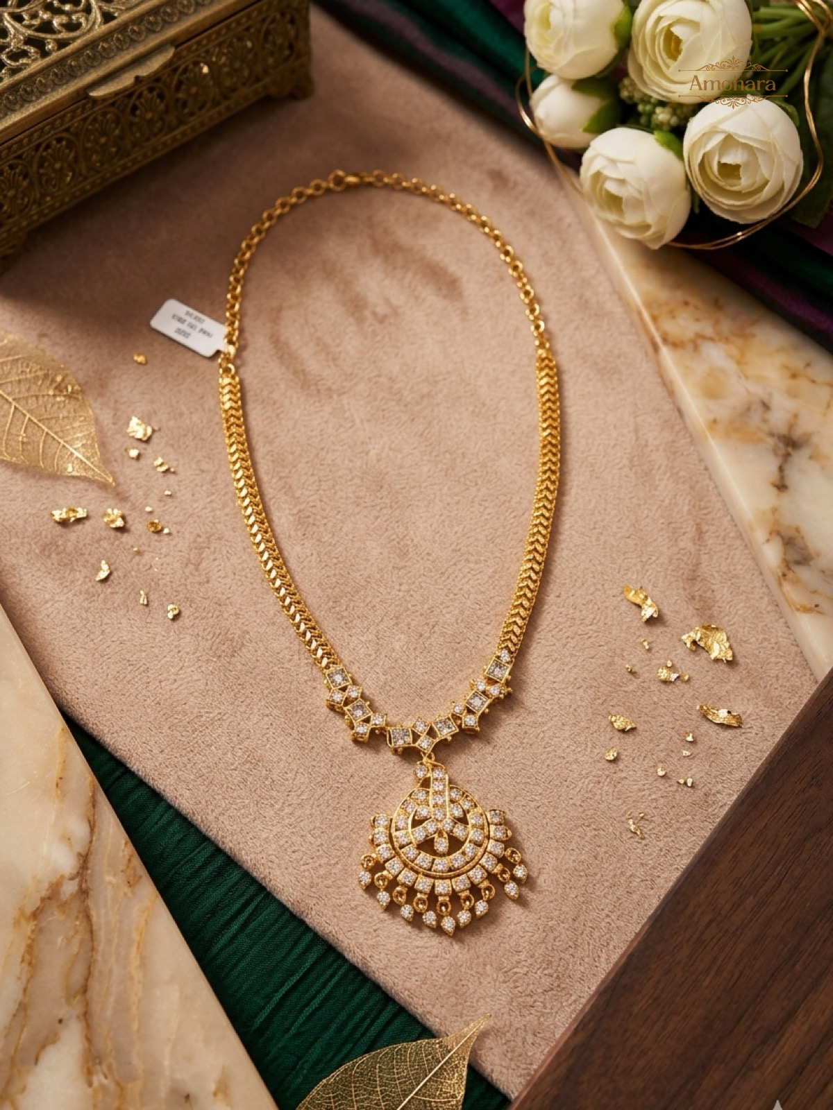 Crystal Elegance Pendant Necklace