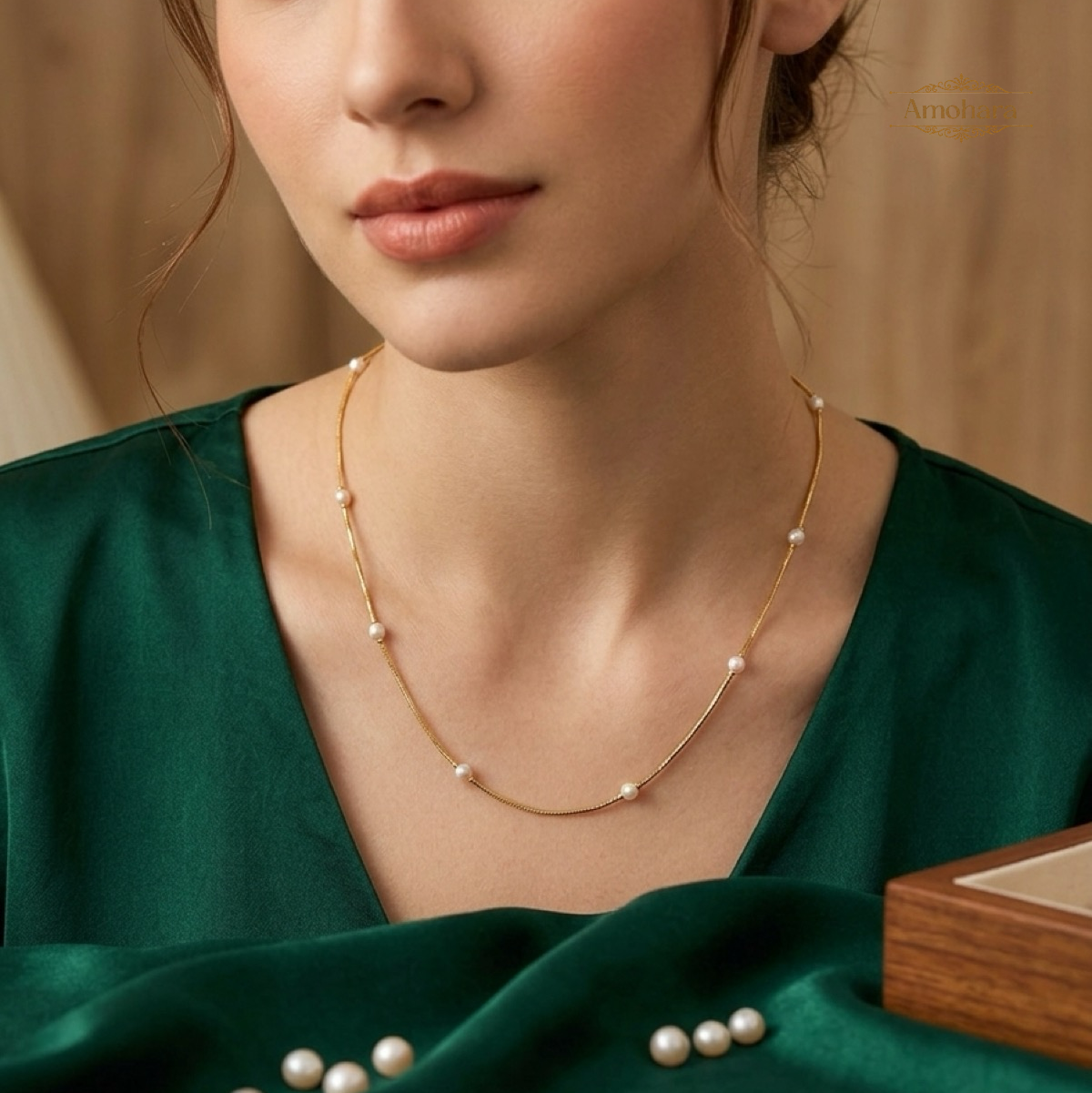 Classic Pearl Dainty Chain
