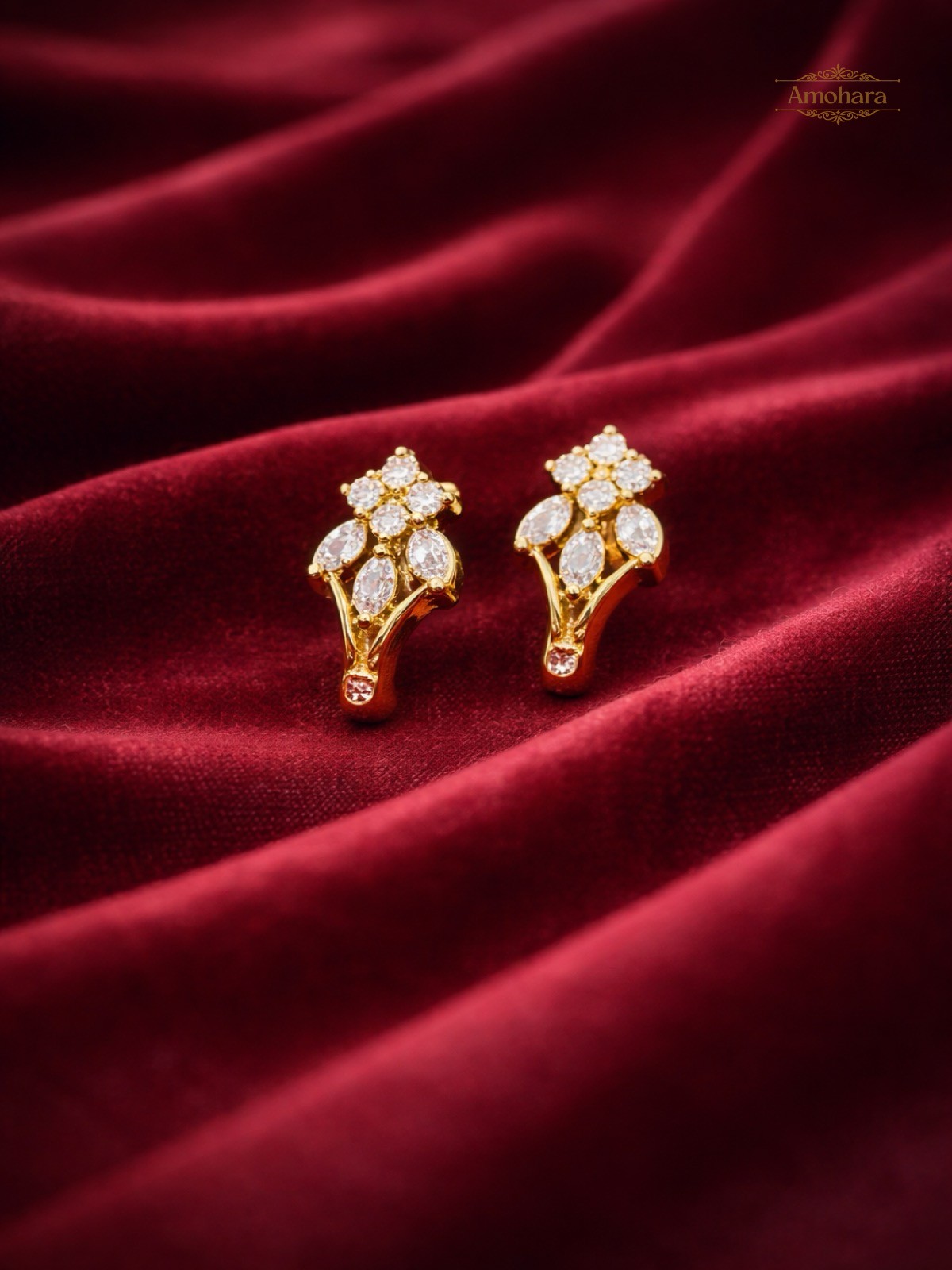 White J stud Floral