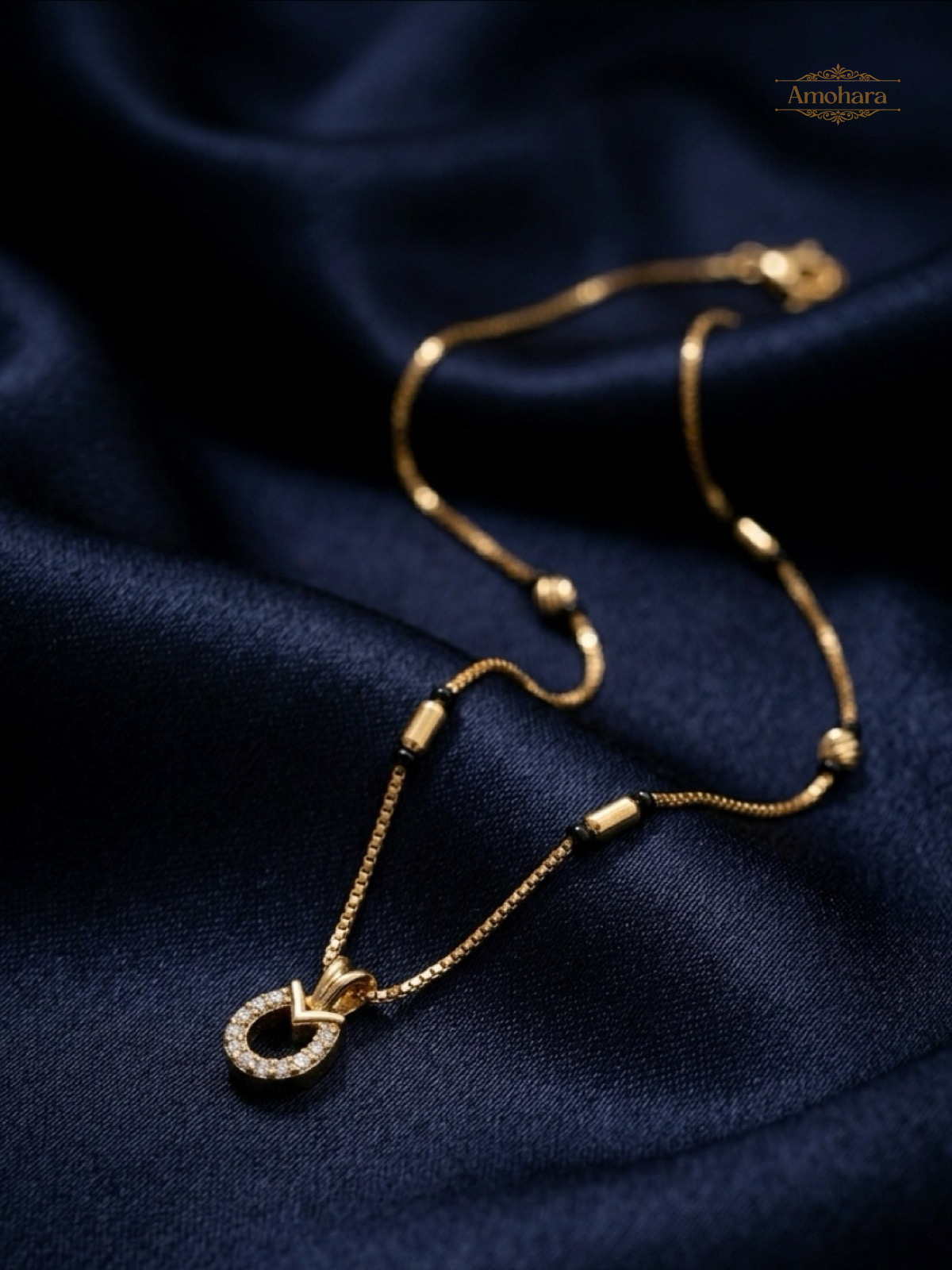 Elegant Halo Mangalsutra Chain