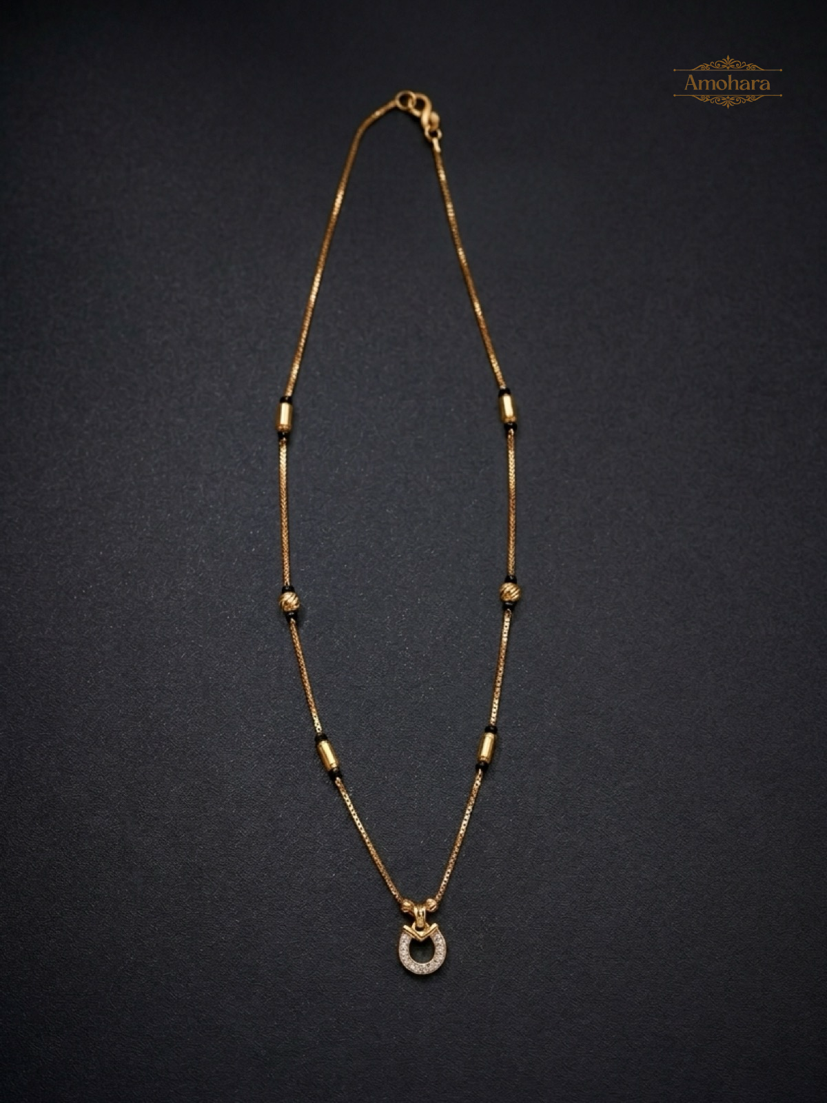 Elegant Halo Mangalsutra Chain