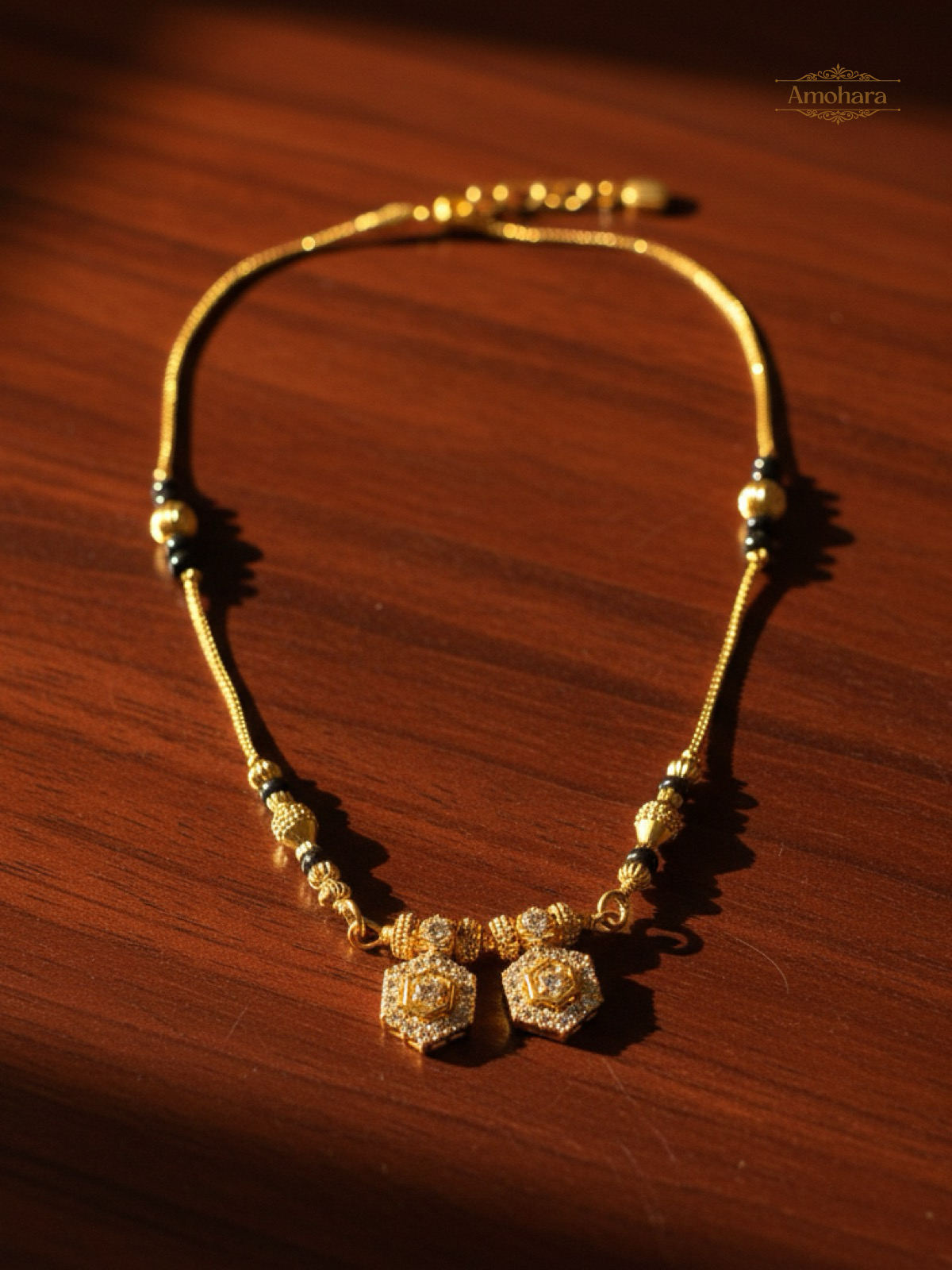 Elegant Dual Charm Mangalsutra