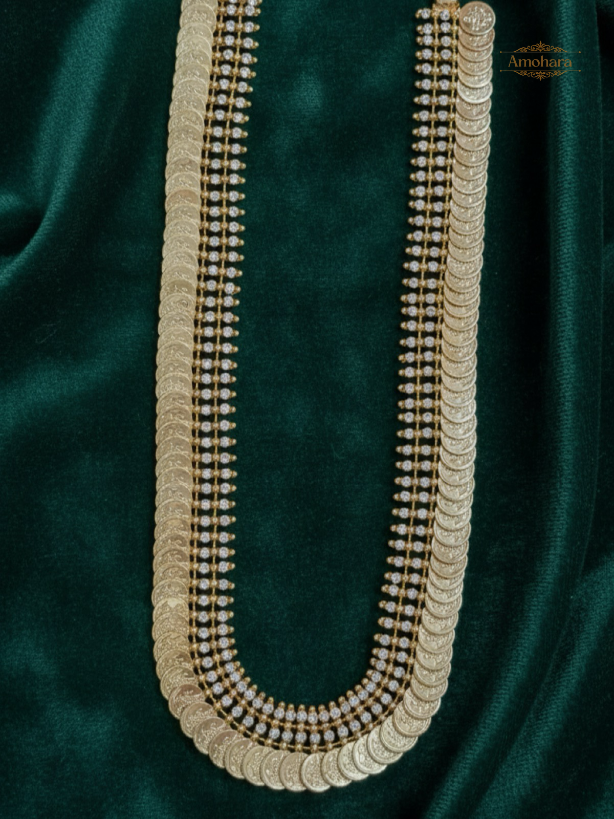 Lakshmi Coin Layered Haram Necklace