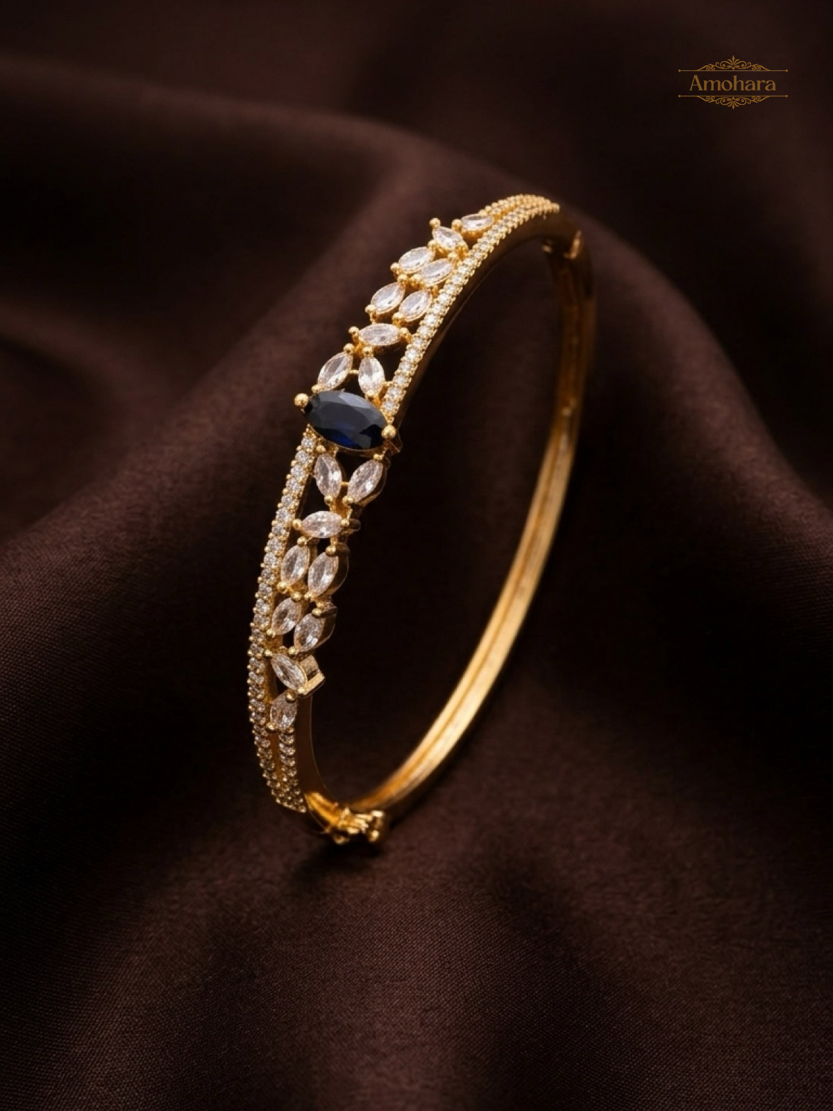 Midnight Sparkle Bangle Bracelet