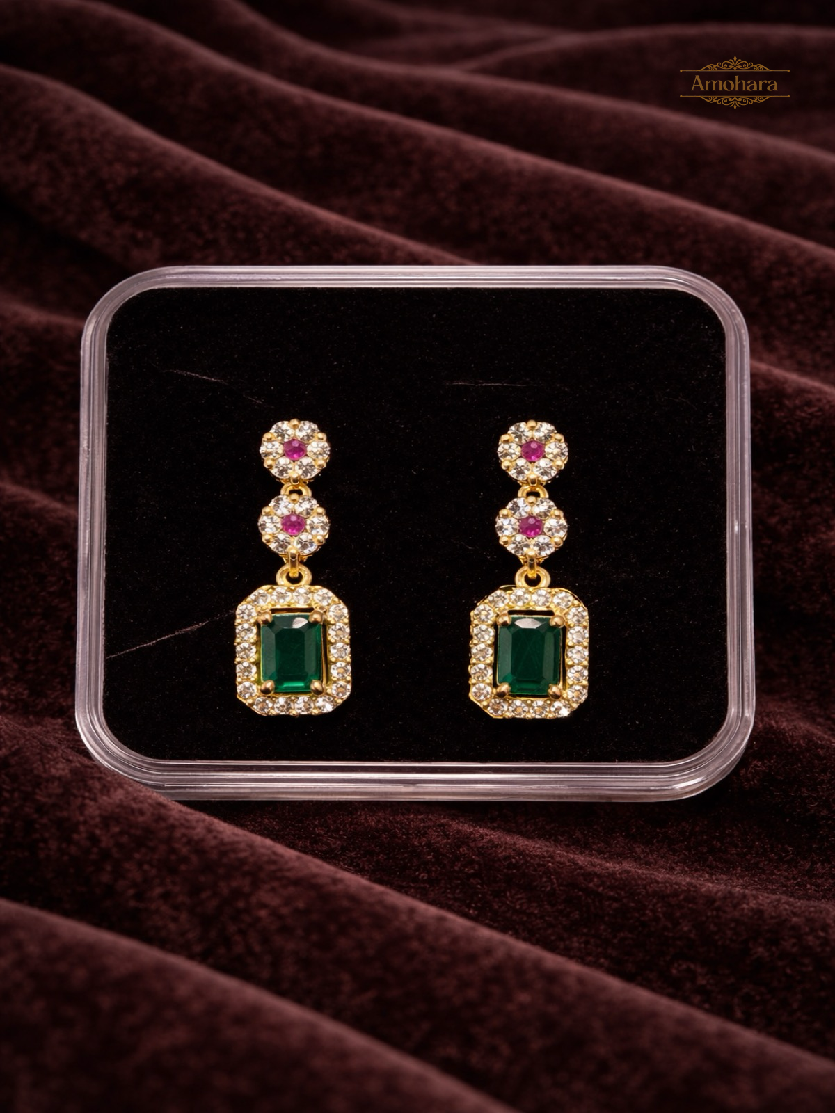 Emerald and Ruby Drops