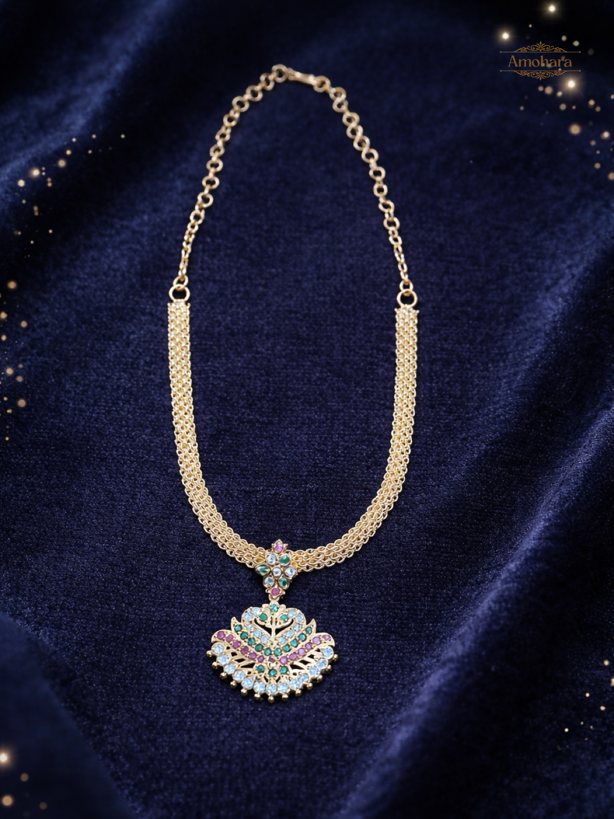 Ratnapushpa Panchaloha Necklace