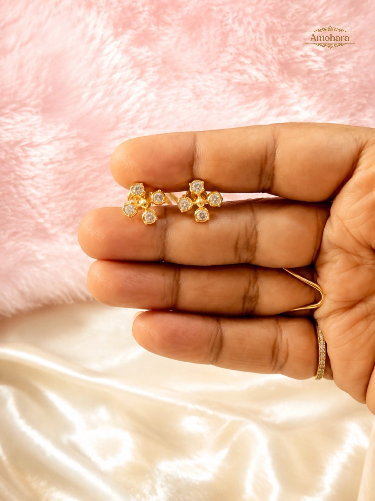Twinkle Bloom Panchaloham Studs