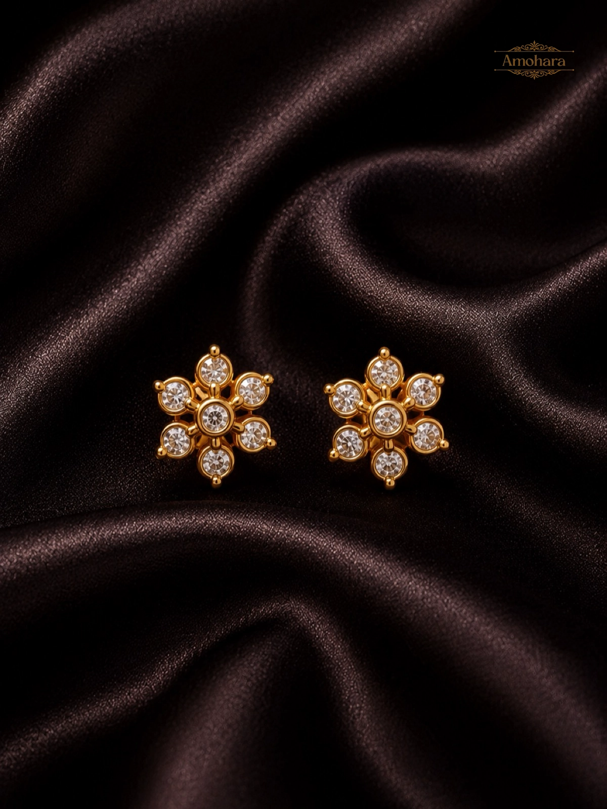 Celestial Bloom Panchaloham Studs