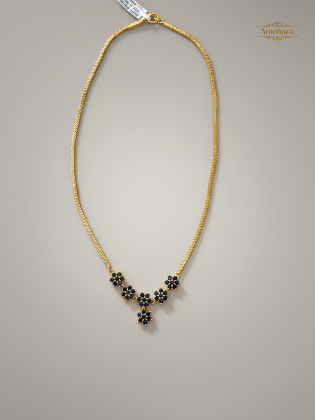 Midnight Bloom Pendant Chain