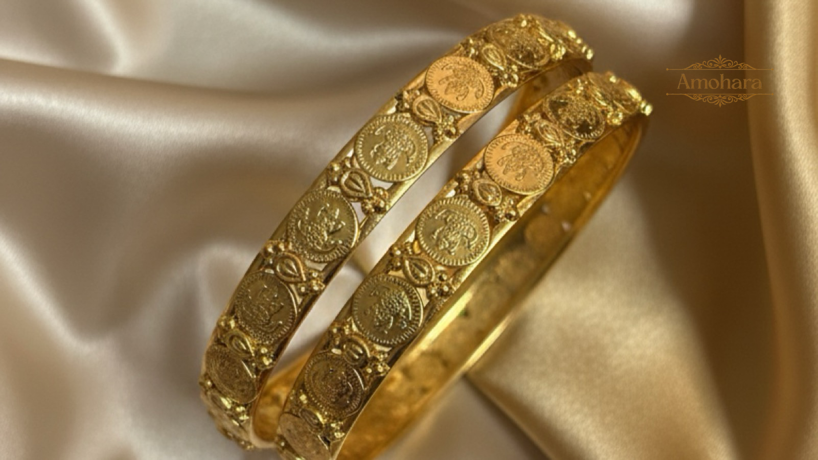 Lakshmi Coin Antique Bangles
