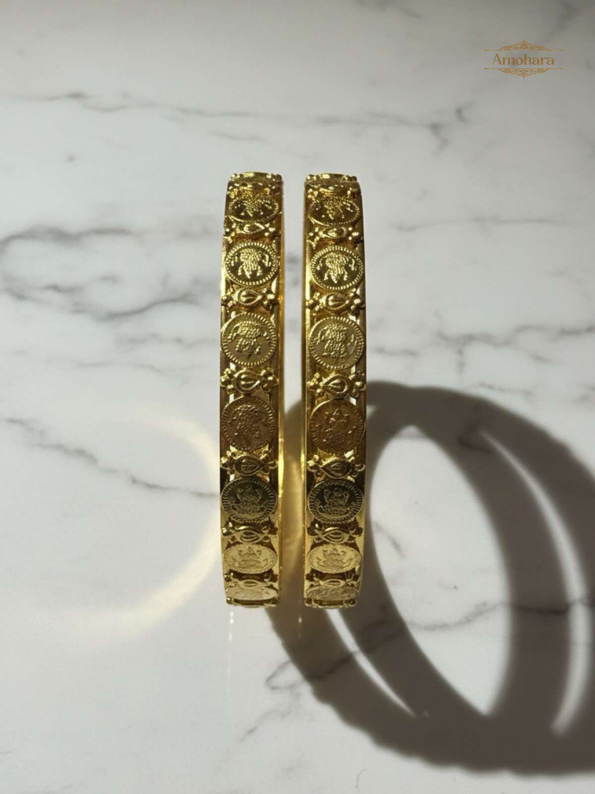 Lakshmi Coin Antique Bangles
