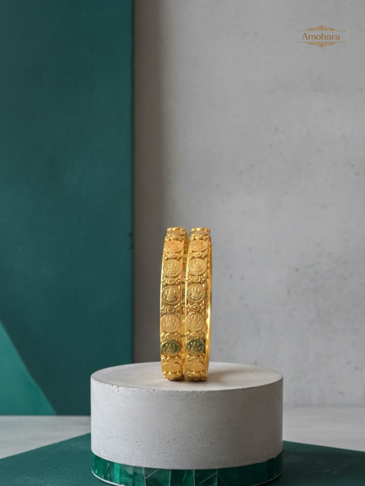 Lakshmi Coin Antique Bangles