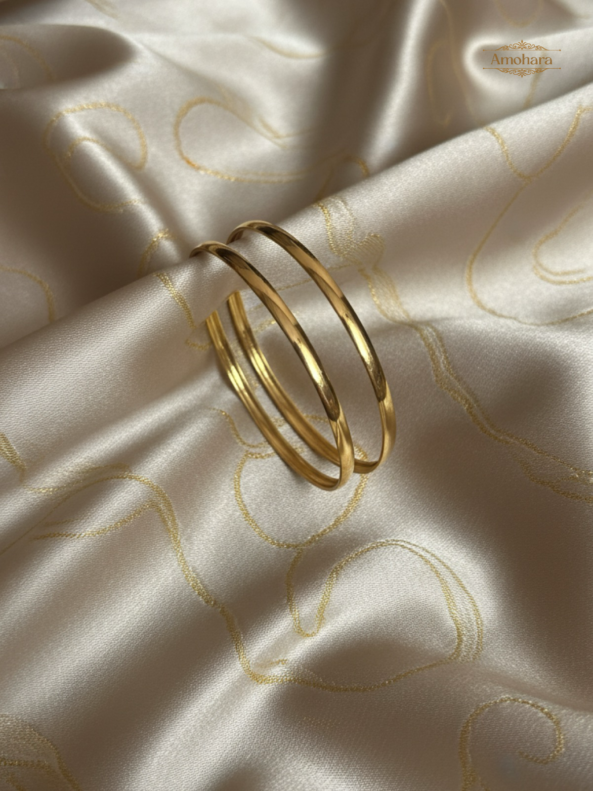Classic Plain Gold Bangles